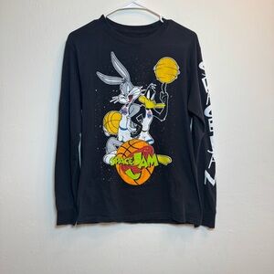 Kids Space Jam Long‎ Sleeve Graphic T-Shirt, size Small, Core 90's Style